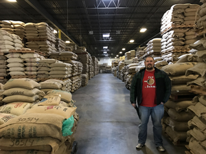 Tim at one of our importers, Royal New York